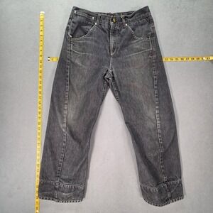 VTG Levis Engineered Jeans Mens Black Denim Twisted Fits 28x24